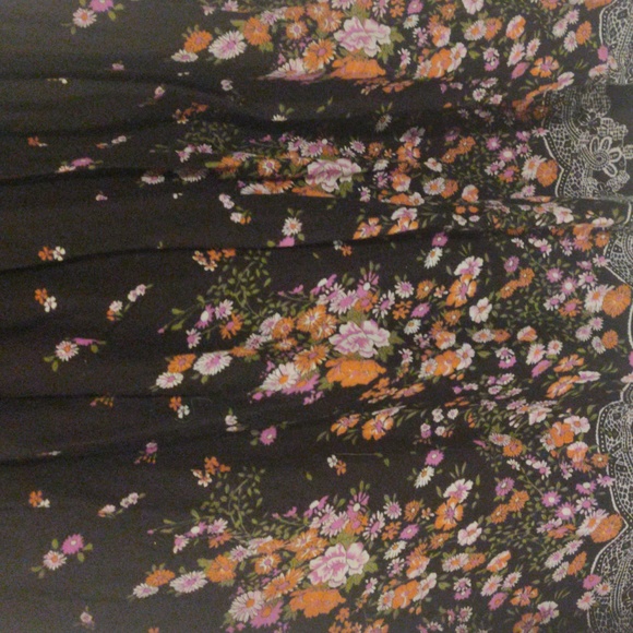 Forever twenty one black floral summer dress - Picture 2 of 6
